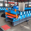 South Africa Popular Full Automatic 704 Trapezoidal & 620 Corrugated Roofing Sheet Double Layer Machine
