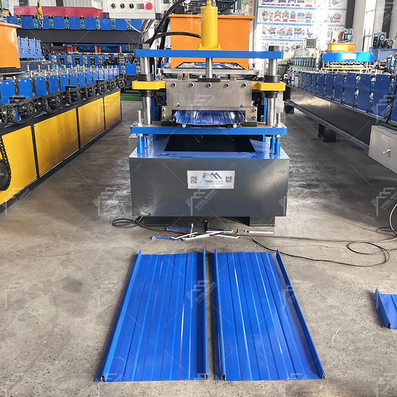 Factory Wholesale Premium Full Automatic Standing Seam Metal Roof Panel Roll Forming Machine for Ghana