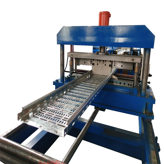 Perforted type cable tray machine