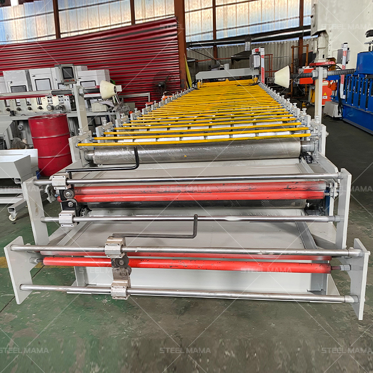 988 Corrugated Steel Sheet 1044 Glazed Roof Tile Double Layer Roll Forming Making Machine For Building Material Manufacture