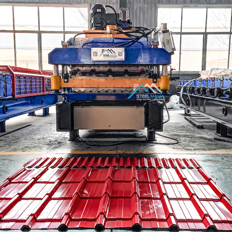 2023 Hot Sale Full Automatic 836 Corrugated And 840 Trapezoidal Double Layer Metal Roof Panel Tile Roll Forming Machine