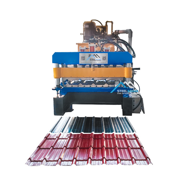 Factory Direct Sale High Performance 840 Ibr Trapezoidal Roof Glazed Tile Making Cold Roll Forming Machine