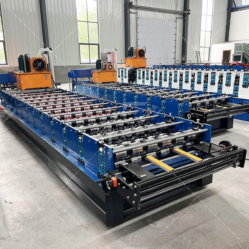 Cameroon Popular High Performance 800 Glazed Q Tile Roofing Sheet Roll Forming Machine