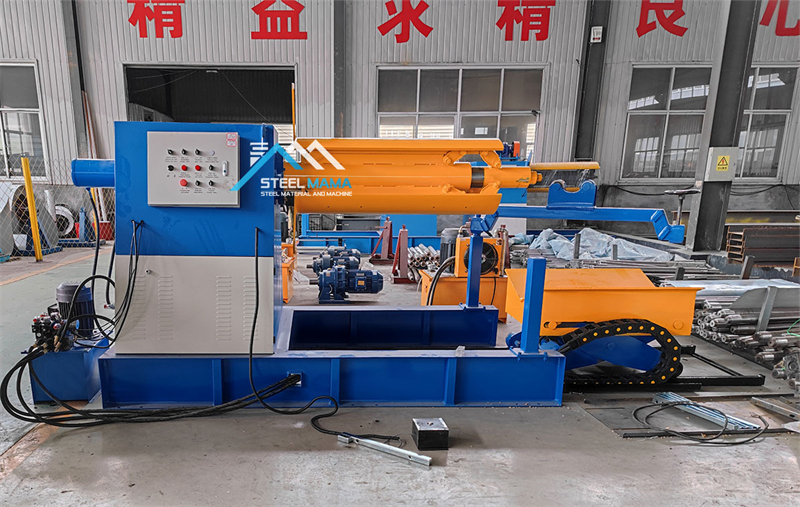 hydraulic sheet metal decoiler