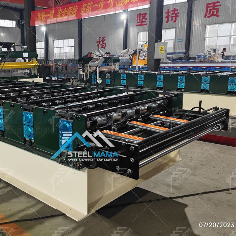 Brazil Popular High Speed NT 25/1025 IBR Trapezoidal Roofing Sheet Roll Forming Machine