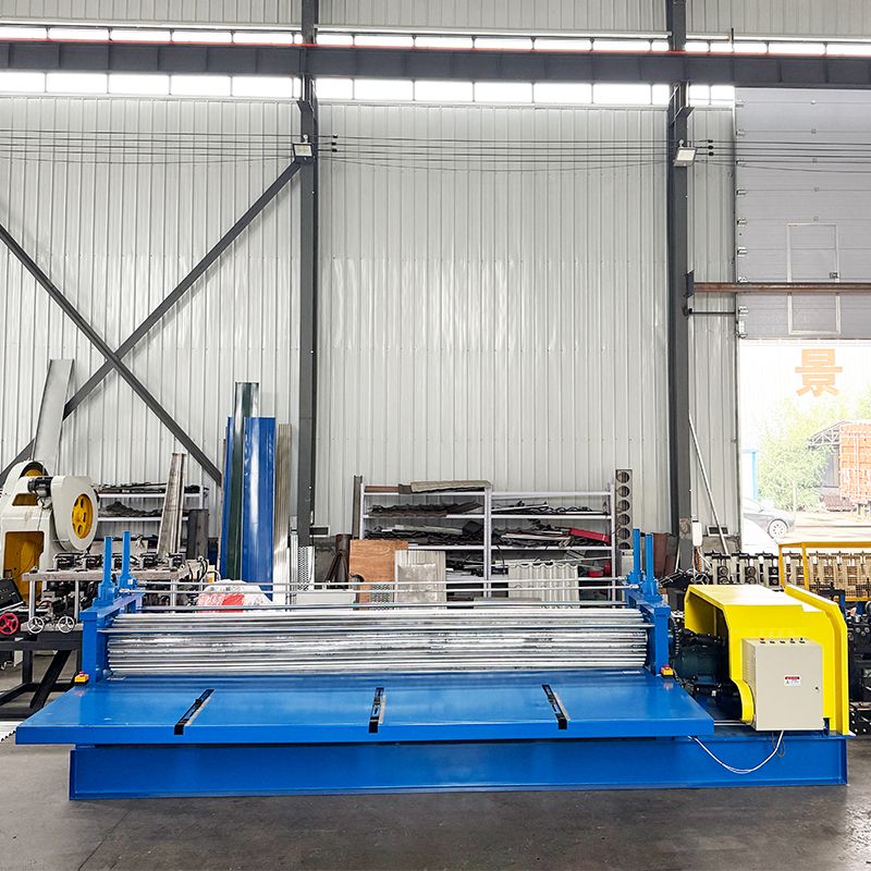 South Sudan Popular High Efficiency Full Automatic Barrel Corrugated Roof Sheet Roll Forming Machine