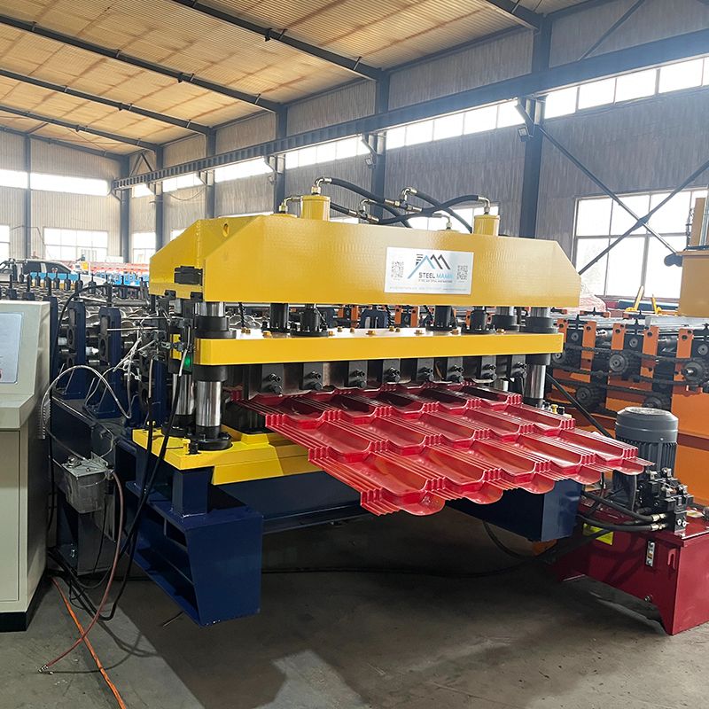 Custom Design Reliable High Speed 1120 Tile Roof Sheet Roll Forming Machine for Russian