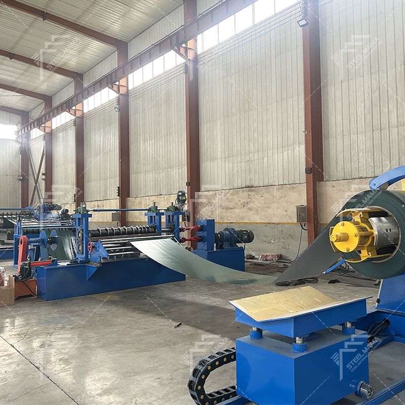 Mali Popular Modern Technology 0.3-1.5mm Metal Steel Coil Slitting Line Machine