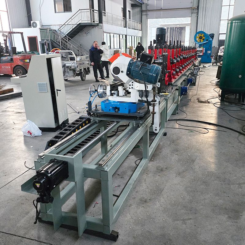 Indonesia Popular High Performance Full Automatic Solar Rack Roll Forming Machine