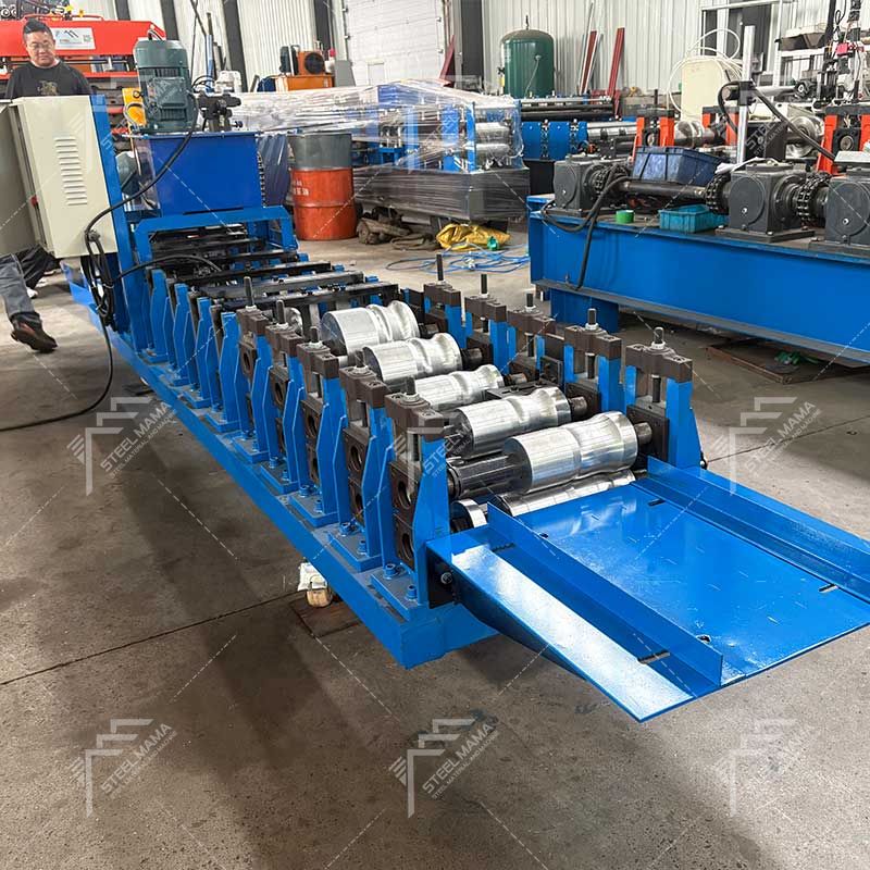 Steelmama America Popular Metal High Speed Portable K Gutter Roll Forming Machine Line