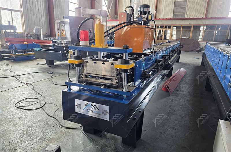 Metal roof snap lock machine
