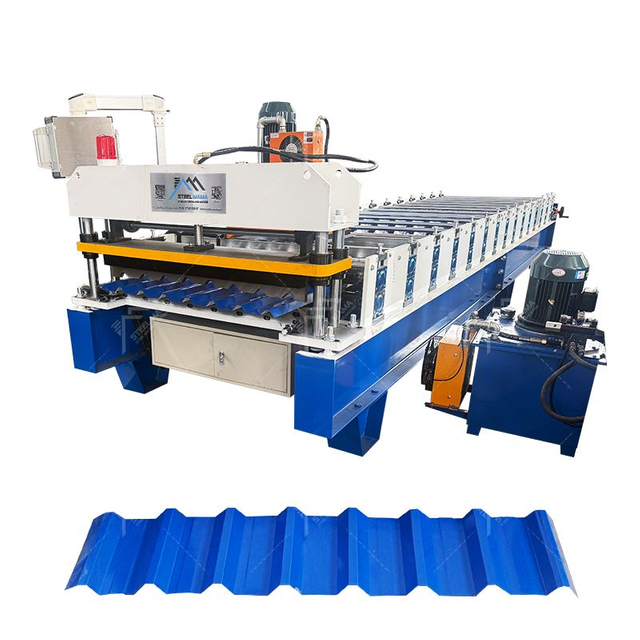 Mexico Popular High Output Trapezoidal Galvanized Iron Roofing Sheet Machine
