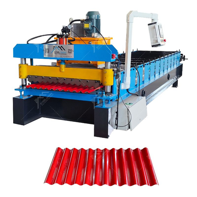 Zambia Popular High Standard Metal Corrugated Roof Sheet Roll Forming Machine