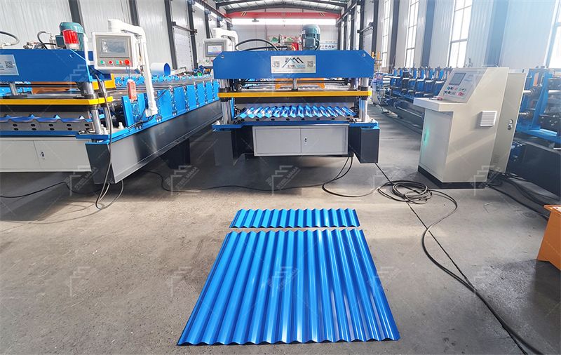 corrugated roof sheet roll forming machine