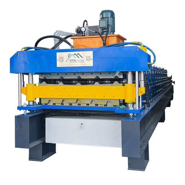 Zimbabwe Popular High Productivity 690 Trapezoidal & 840 Trapezoidal Roofing Sheet Double Layer Machine