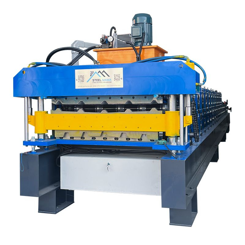 Zimbabwe Popular High Productivity 690 Trapezoidal & 840 Trapezoidal Roofing Sheet Double Layer Machine