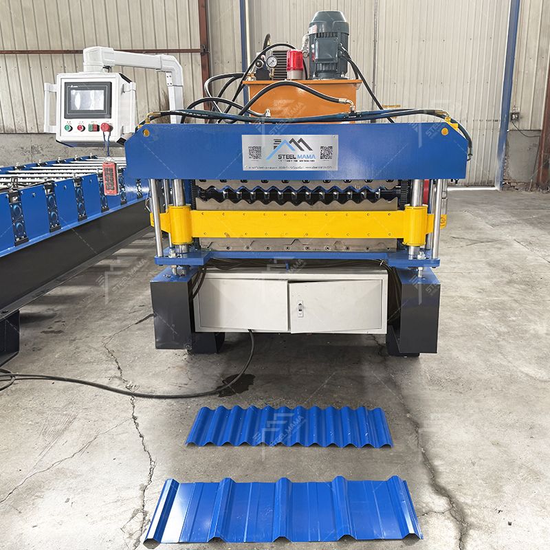 America Popular High Standard 840 Trapezoidal & 836 Corrugated Roofing Sheet Double Layer Machine