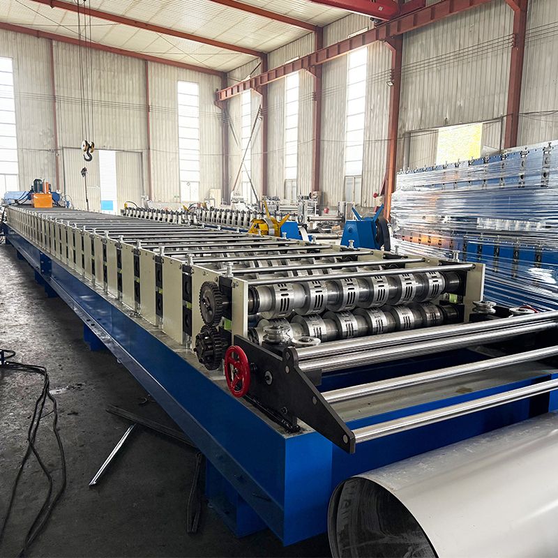 Mexico Popular Custom Design Premium 914 Decking Floor Roll Forming Machine