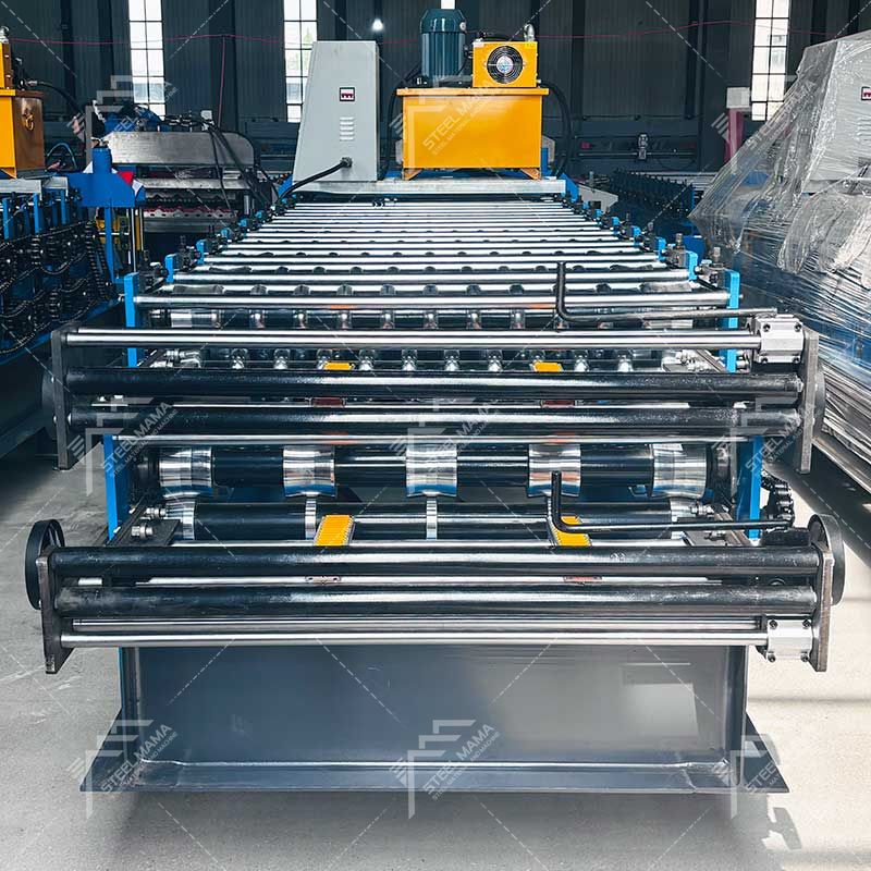East Timor Popular Durable 840 IBR & 836 Corrugated Roof Sheet Double Layer Machine