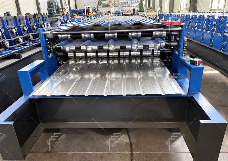 double roof panel roll forming machine