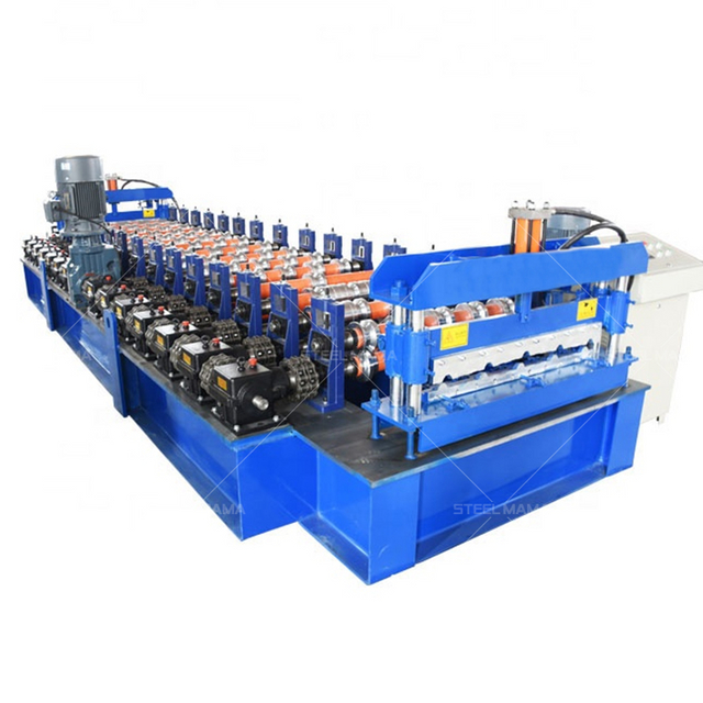 Best Seller Trapezoidal Color Steel roofing sheets making machine TR5 Roofing Sheet Roll Forming Machine