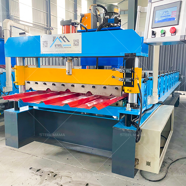 China Hot Sale Type 840 IBR Cold Roll Forming Machine Trapezoidal Roofing Iron Sheet Making Machine Line