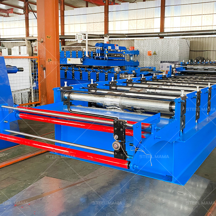 Factory 800 Glazed Tile 720 IBR Trapezoidal Sheet Combined Double Layer Steel Roof Roll Forming Machine