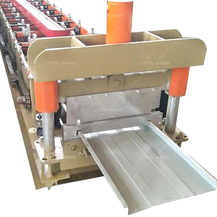 China Joint Hidden Panel 460 Standing Seam Metal Roofing Sheet Roll Forming Machine