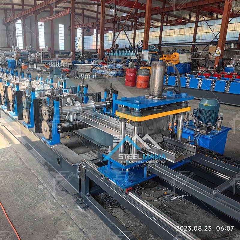 Tunisia Popular High Speed Metal Sheet Scaffolding Panel Cold Roll Forming Machine