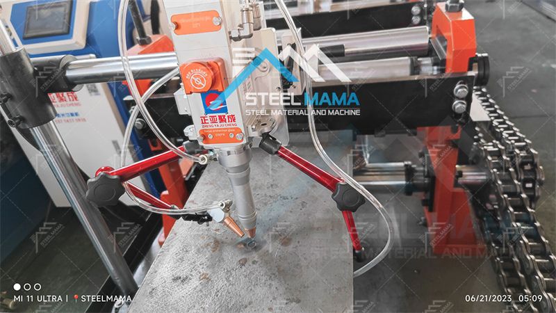 Customized welding pipe machine with punching price