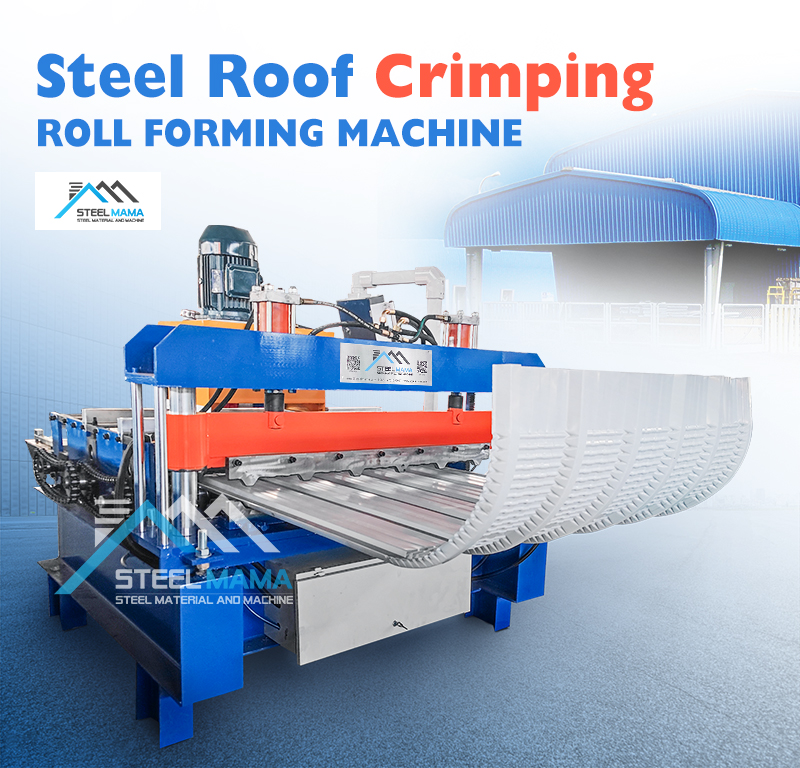 crimping and curving machine