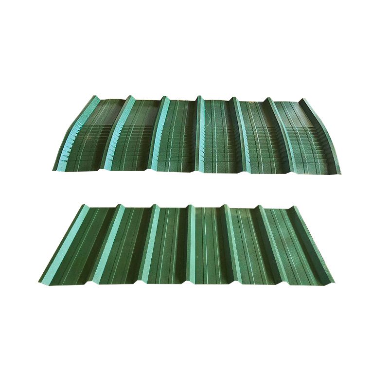 Chile Popular Long Lifespan PV4 Trapezoidal Roofing Sheet Roll Forming Machine with Crimping 