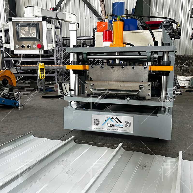 Steelmama El Salvador Popular Economical Kr18 Standing Seam Roll Forming Machine