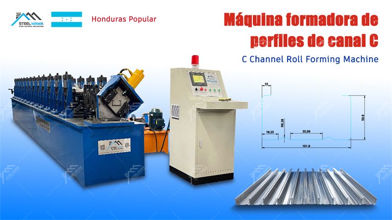 Automatic C Purlin Roll Forming Machine