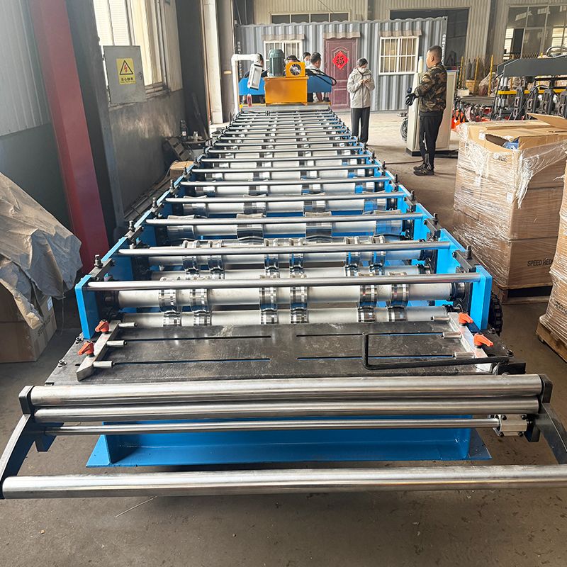 America Popular High Performance Full Automatic R Panel Roofing Sheet Roll Forming Machine