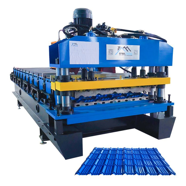 Kenya Popular High Efficiency High Quality Durable 800 Tile Roof Sheet Roll Forming Machine