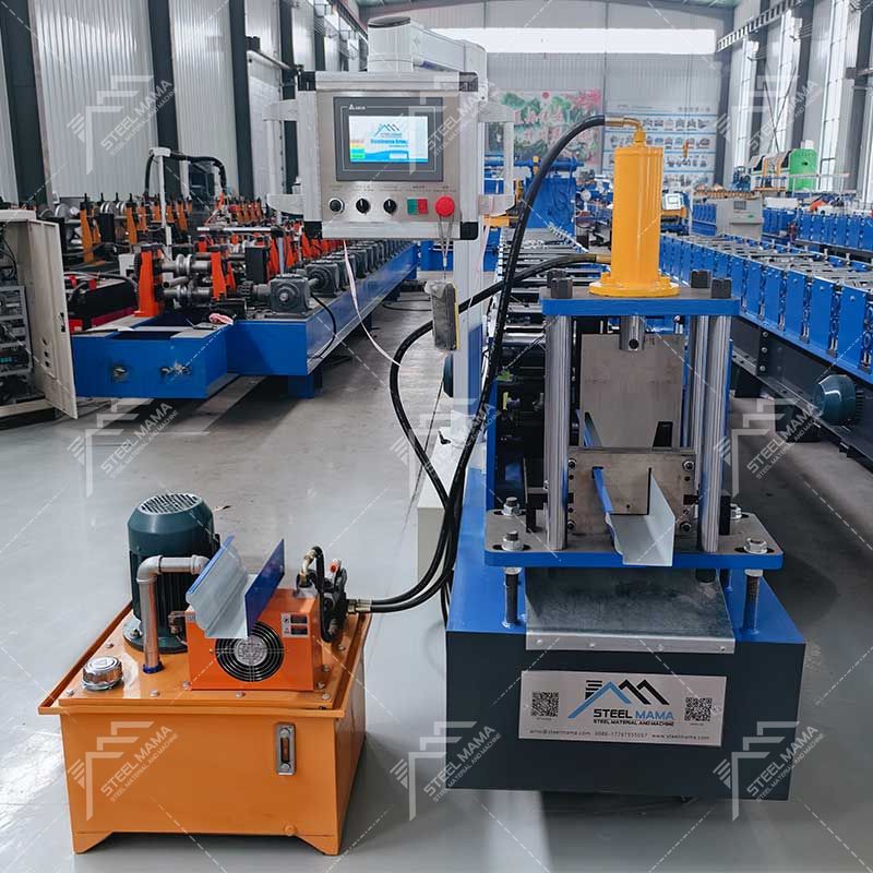 Steelmama Ghana Popular Rain Gutter K Series Metal Wait Gutter Profiling Roll Forming Machine