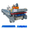 Peru Popular Full Automatic TR4 & 988 Corrugated Roofing Sheet Double Layer Machine