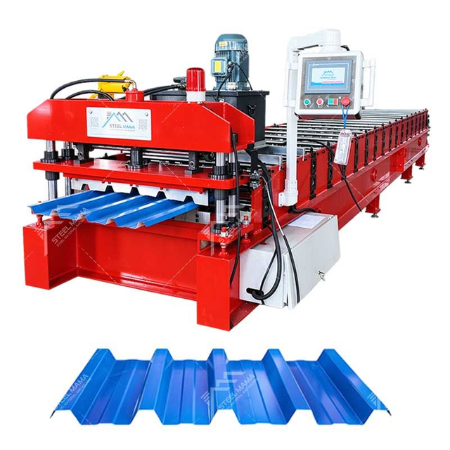 Steelmama Full Automatic 686 Trapezoidal Cold Roof Panel Sheet Roll Forming Machine for Lesotho