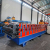 Steelmama Easy Operation 840 IBR & 836 Corrugated & 1025 Tile Roofing Sheet Panel Three Layer Machine for Chile