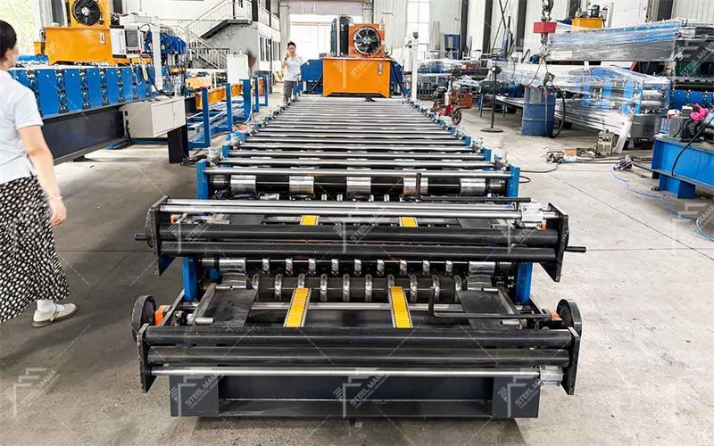 steel Double Layer roll forming machine