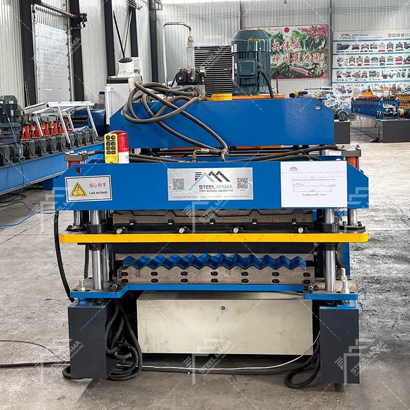 Steelmama Zimbabwe Popular 840 IBR & 836 Corrugated Roofing Sheet Double Layer Cold Roll Forming Machine Manufacturers