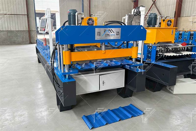 Trapezoidal cold roof panel forming machine