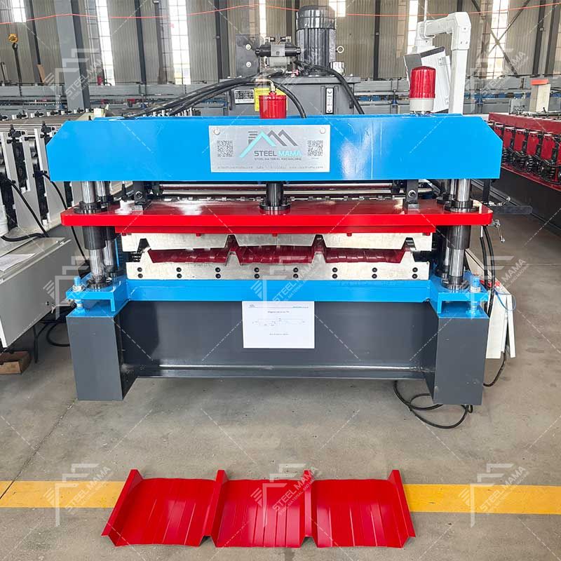 Peru Popular Full Automatic TR4 Trapezoidal Roofing Sheet Panel Roll Forming Machine Line