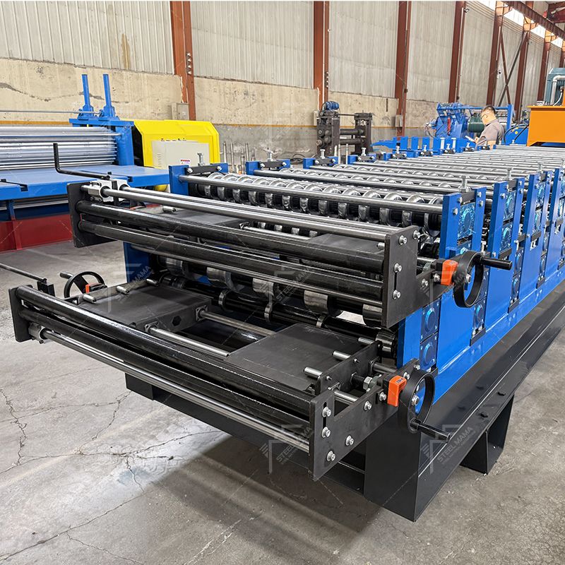 America Popular High Standard 840 Trapezoidal & 836 Corrugated Roofing Sheet Double Layer Machine