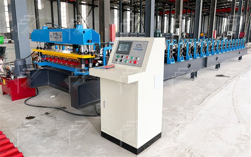 galvanized Trapezoidal steel roofing machine