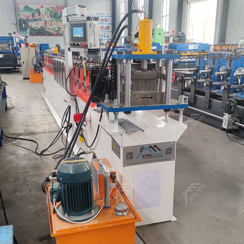 Morocco Popular Premium Euro Style Roller Shutter Door Cold Roll Forming Machine 