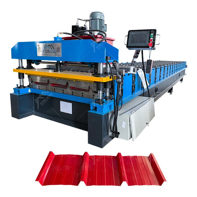 Peru Popular Automatic Aluminum Tr4 IBR Roof Sheet Steel Profile Roll Forming Machine 