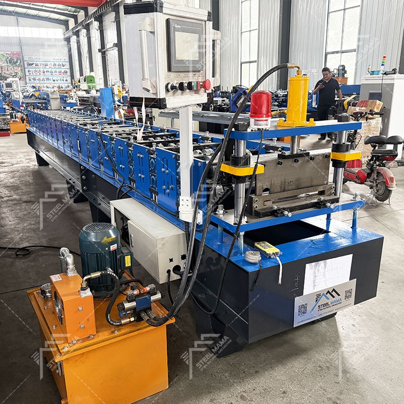 Russian Popular High Output Standing Seam Self Lock Metal Roofing Clip Panel Roll Forming Machine