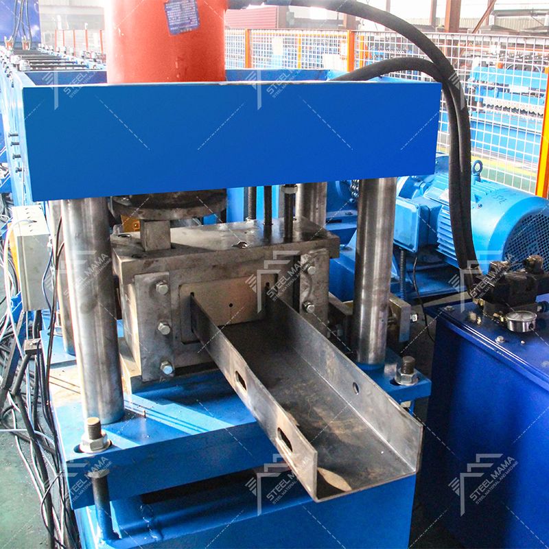 Galvanized 5mm Thick U Channel Roll Forming Machine for Highway Guardrail